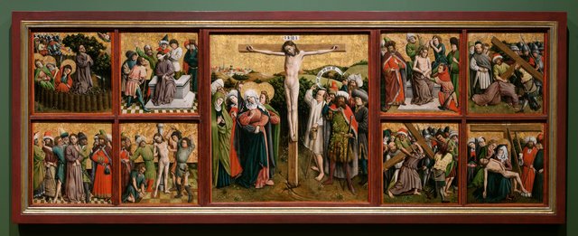 Altarpiece with The Passion of Christ by Master of the Tucher Altarpiece