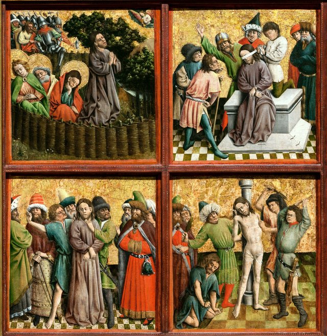 Altarpiece with The Passion of Christ by Master of the Tucher Altarpiece