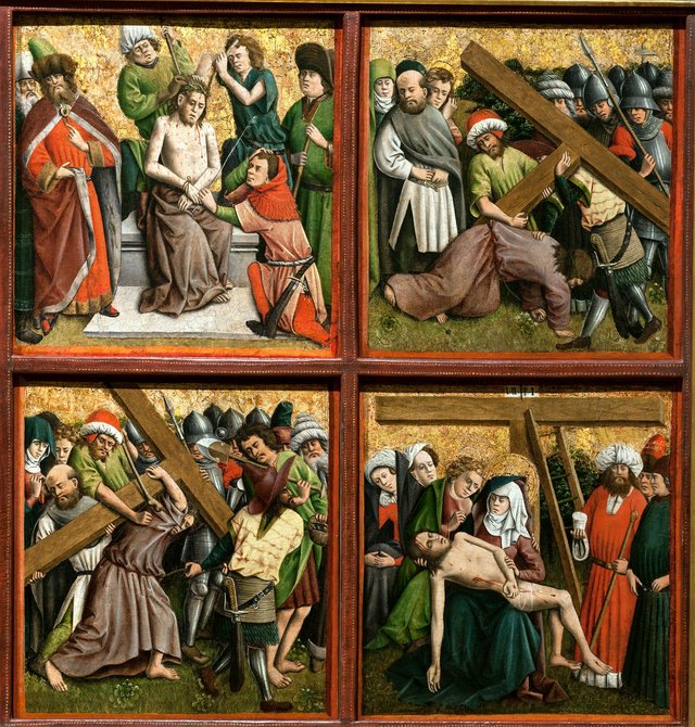 Altarpiece with The Passion of Christ by Master of the Tucher Altarpiece