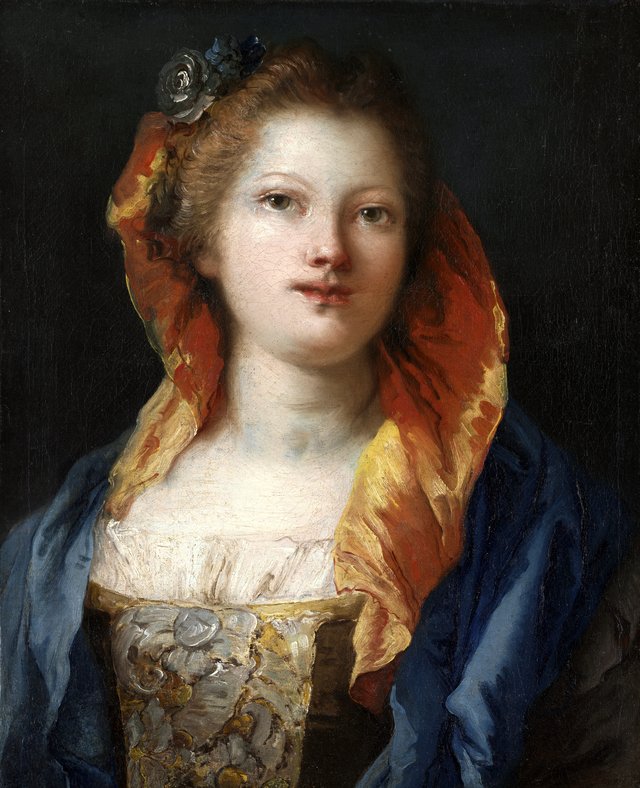 Portrait of a Woman by Giovanni Domenico Tiepolo