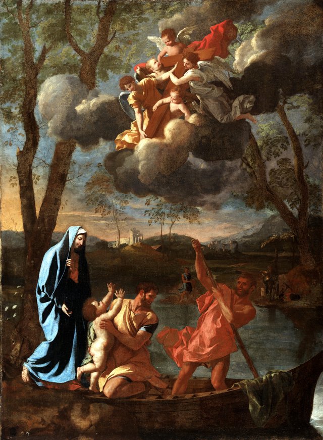 The Return of the Holy Family to Nazareth by Nicolas Poussin