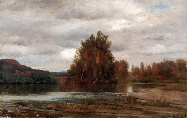 Gray Day on the Esopus by Jasper Francis Cropsey