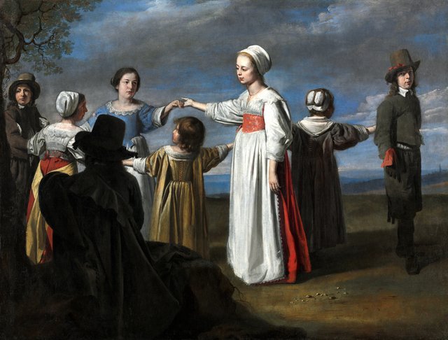 Children Dancing by Mathieu Le Nain