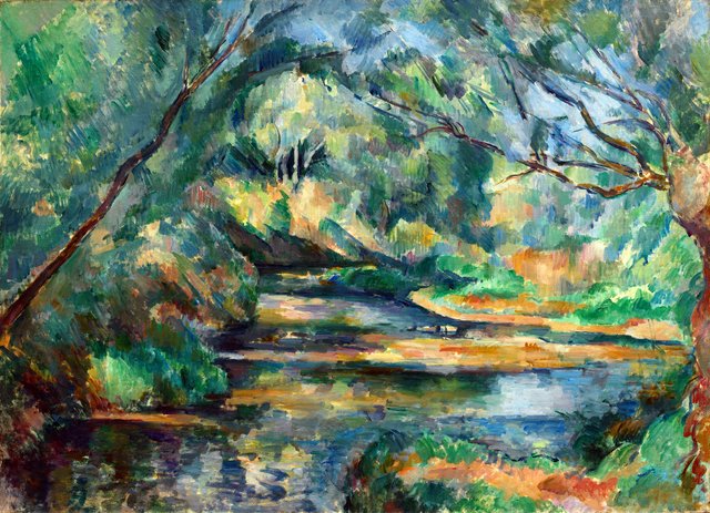 The Brook by Paul Cézanne