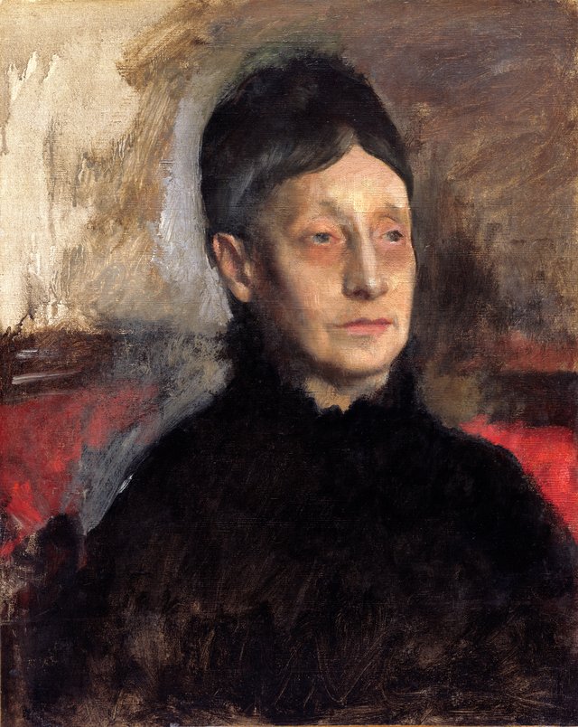Stefanina Primicile Carafa, Marchioness of Cicerale and Duchess of Montejasi by Edgar Degas