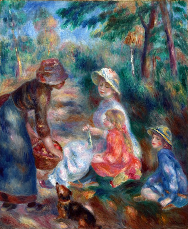 The Apple Seller by Pierre-Auguste Renoir