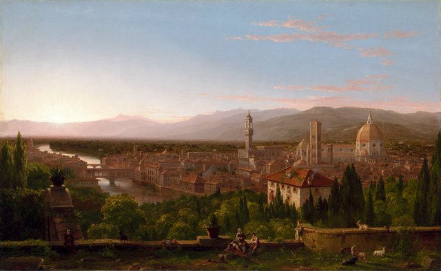 View of Florence by Thomas Cole