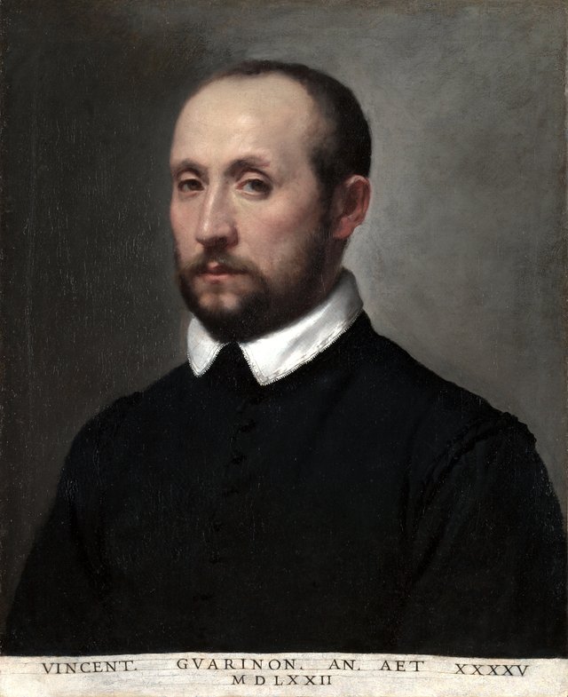 Portrait of Vincenzo Guarignoni by Giovanni Battista Moroni