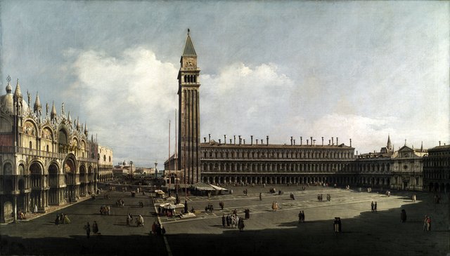 Piazza San Marco, Venice by Bernardo Bellotto