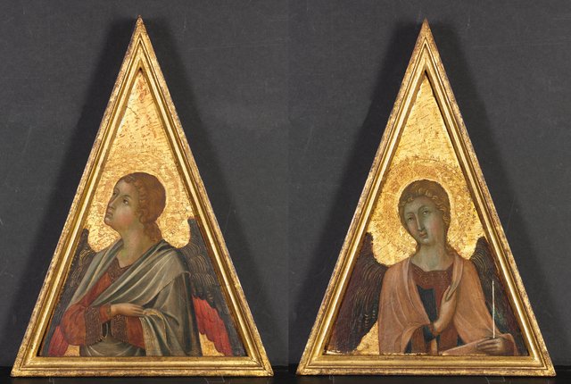 Pinnacle with Angel (pair) by Niccolò di Segna