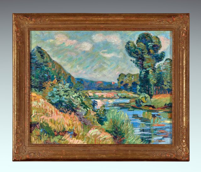 The Banks of the Marne at Charenton by Armand Guillaumin
