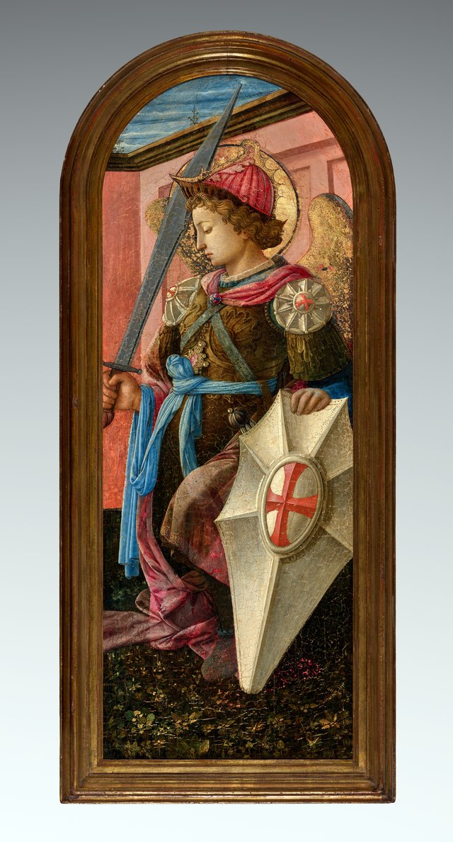 Panel from a Triptych: The Archangel Michael by Filippo Lippi