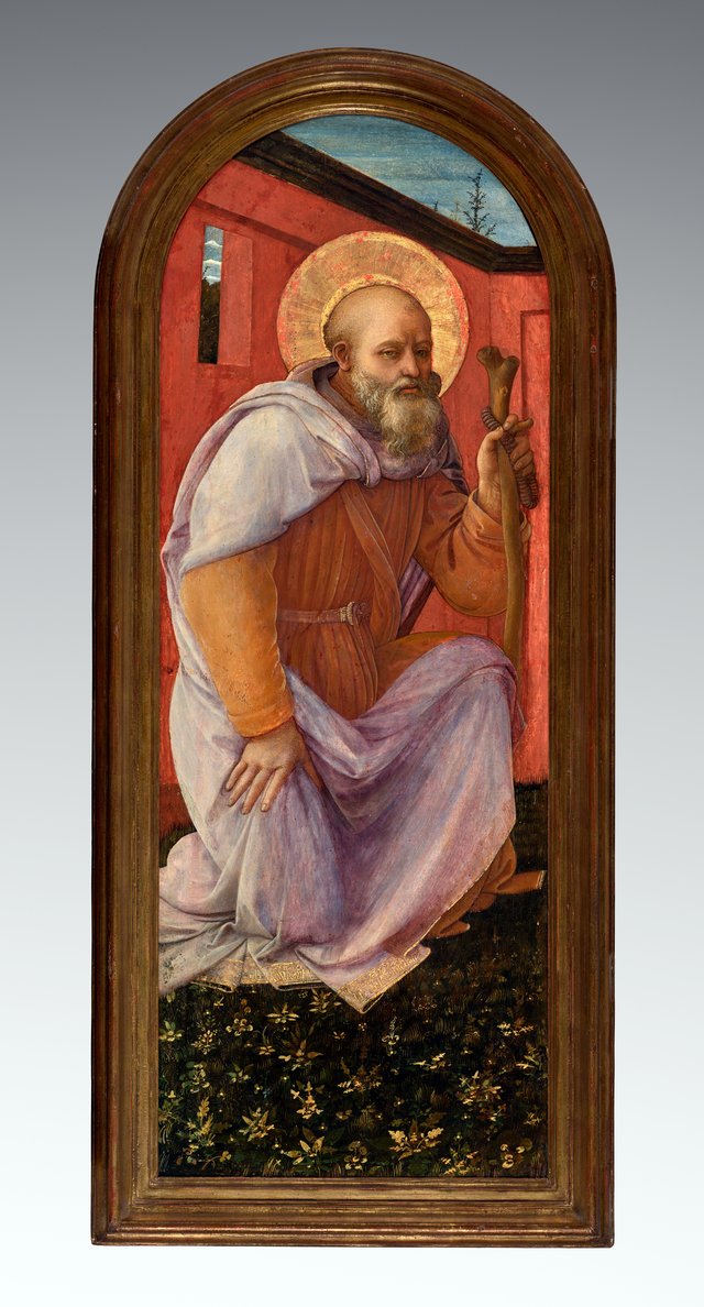 Panel from a Triptych: St. Anthony Abbot by Filippo Lippi