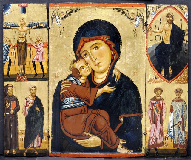 Virgin and Child with Saints by Berlinghiero Berlinghieri