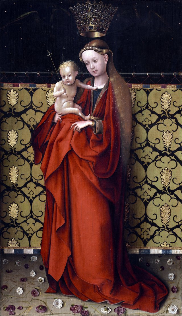 The Virgin Crowned by Angels by Stefan Lochner