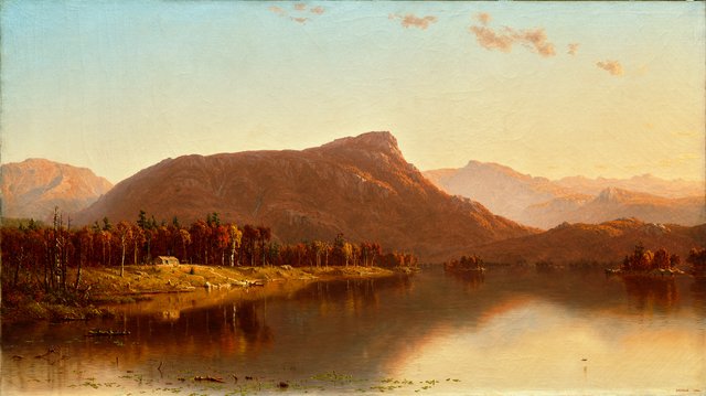 A Home in the Wilderness by Sanford Robinson Gifford