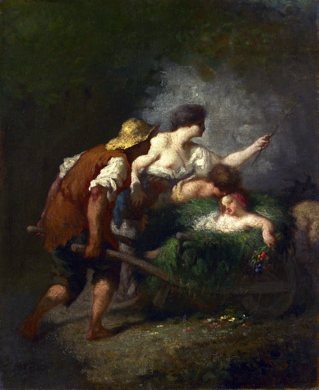 Return from the Fields by Jean-François Millet