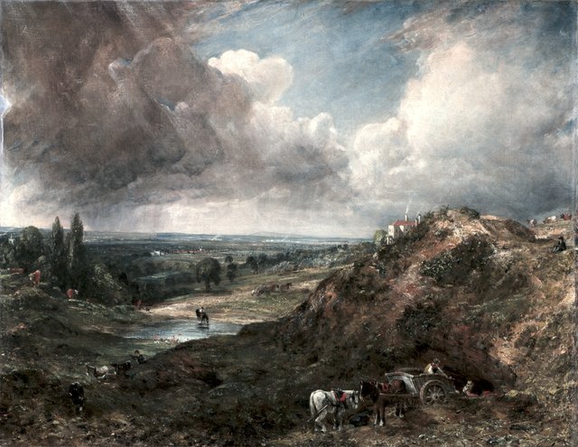 Branch Hill Pond, Hampstead by John Constable