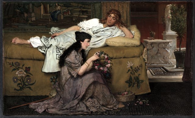 Glaucus and Nydia by Lawrence Alma-Tadema