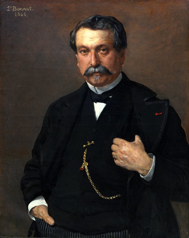 Portrait of Jean Léglise, Merchant, Mayor of Saint-Martin-de-Seignanx by Léon Bonnat