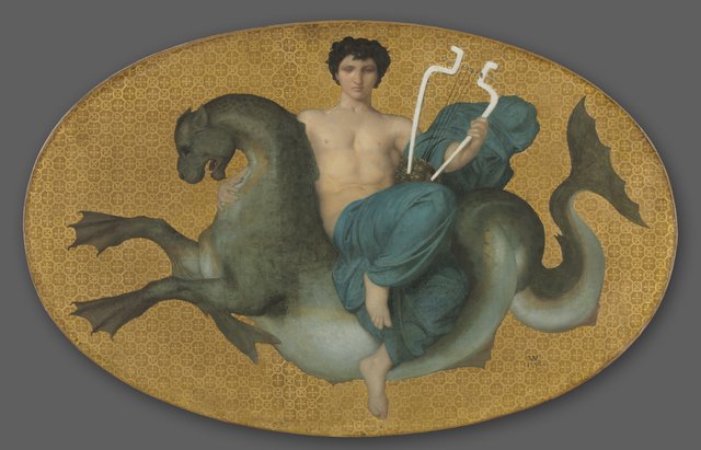 Arion on a Sea Horse by William-Adolphe Bouguereau