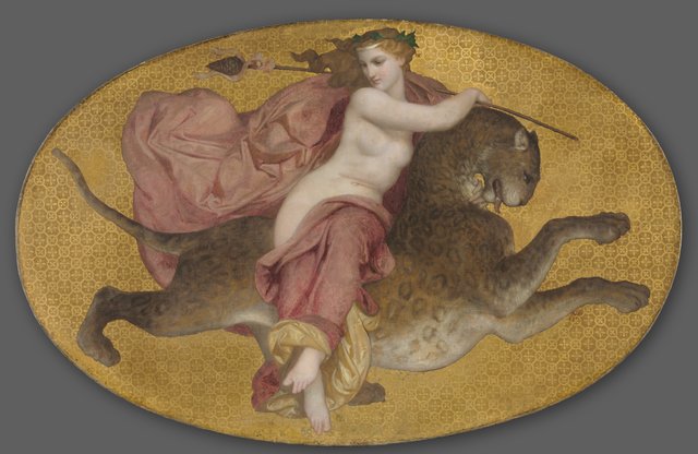 Bacchante on a Panther by William-Adolphe Bouguereau