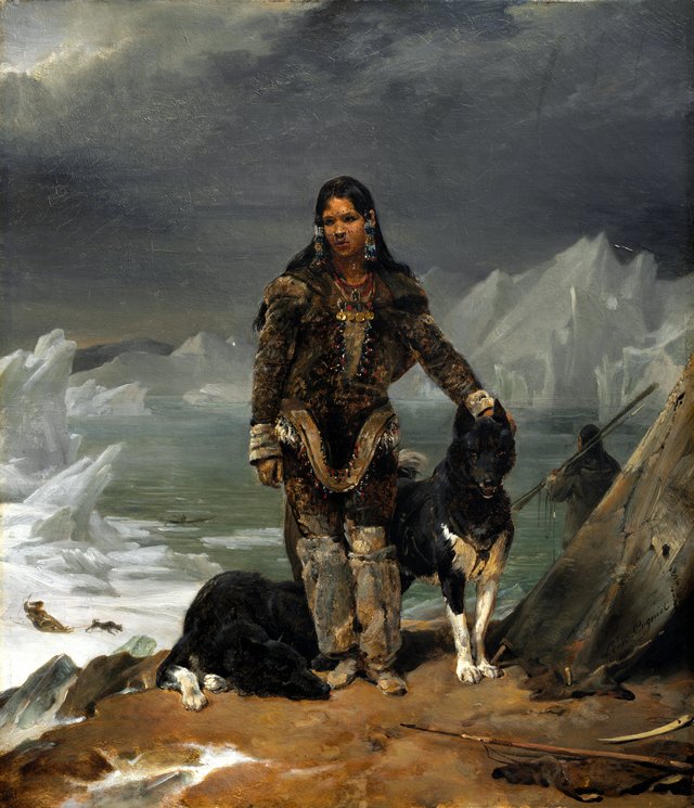 A Woman from the Arctic by Léon Cogniet