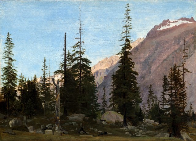 Alpine Landscape: The Handegg, Switzerland by Jean-Léon Gérôme