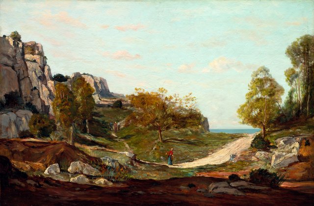 Landscape at Saint-André, Near Marseilles by Paul Guigou