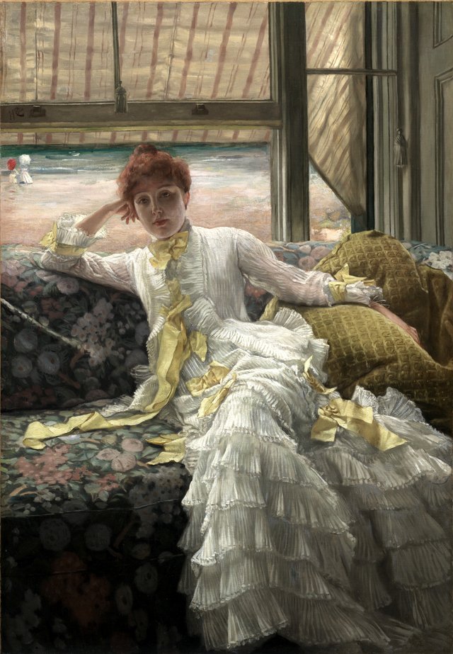 Seaside (July: Specimen of a Portrait) by James Tissot