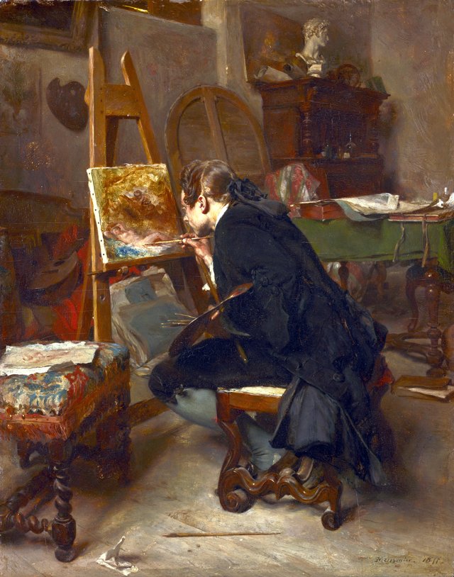 A Painter by Jean-Louis-Ernest Meissonier