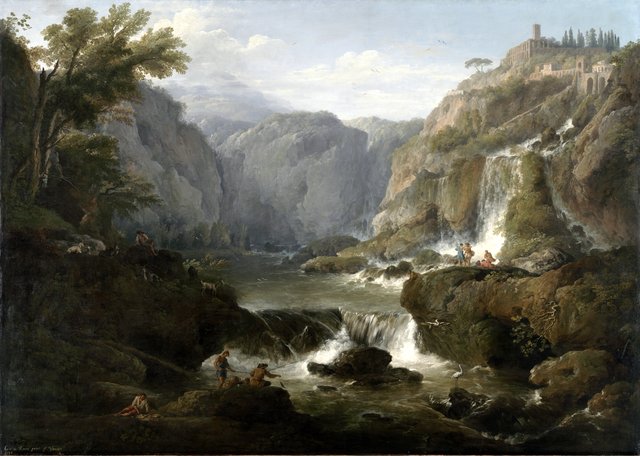 The Waterfalls at Tivoli by Joseph Vernet