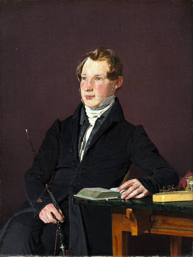 Dr. Johann Henning Kjetil Hjardemaal by Christen Købke