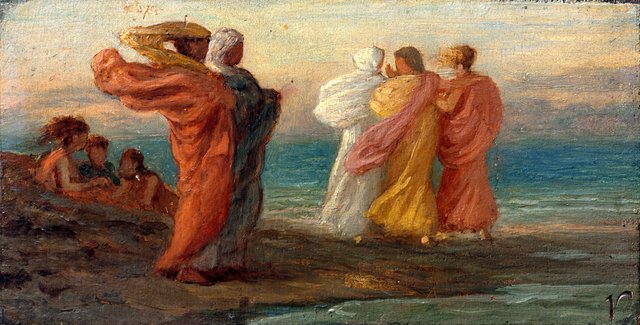 The Music Party by Elihu Vedder