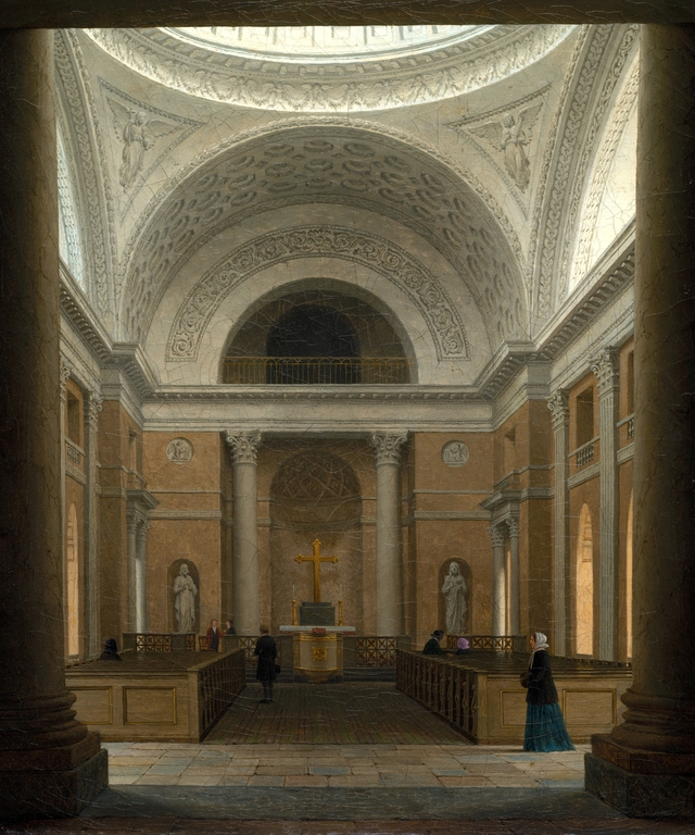 The Slotskirken of Christiansborg, Copenhagen by Heinrich Hansen