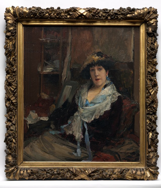 Marie Samary of the Odéon Theater by Jules Bastien-Lepage