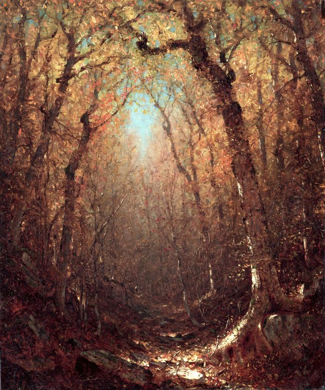 Autumn, a Wood Path by Sanford Robinson Gifford