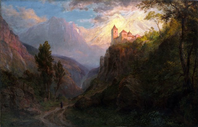 The Monastery of San Pedro (Our Lady of the Snows) by Frederic Edwin Church