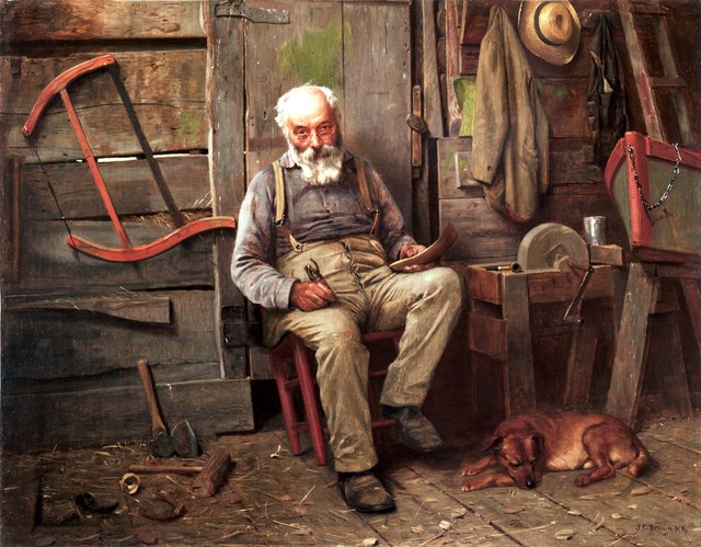 A Builder of Boats by John George Brown