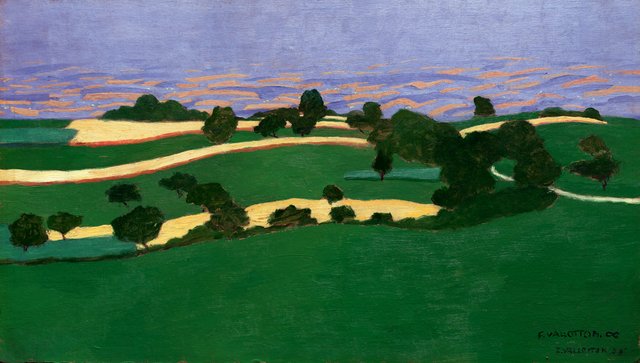 Corn Fields by Félix Vallotton