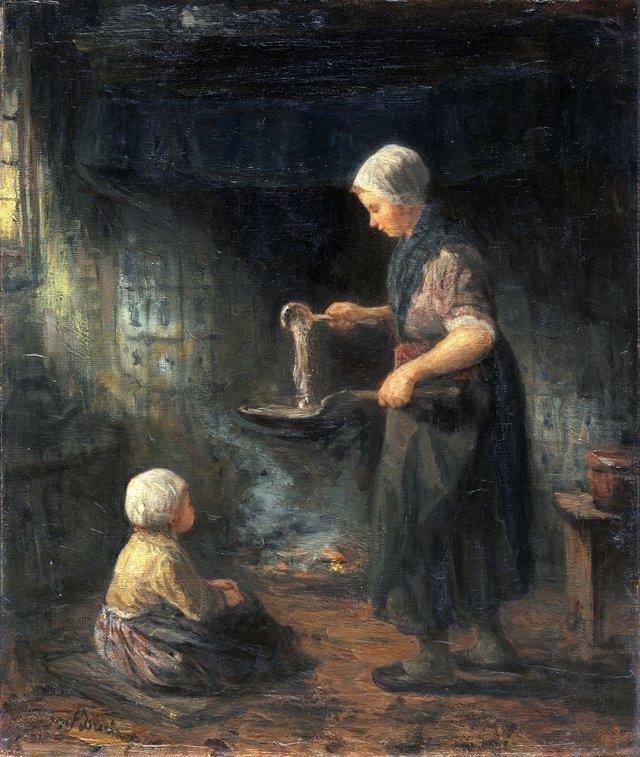 The Pancakes by Jozef Israëls