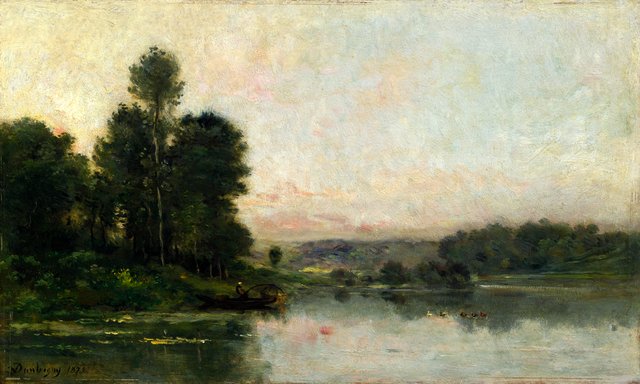 The Hillsides of Méry-sur-Oise, Opposite Auvers by Charles-François Daubigny