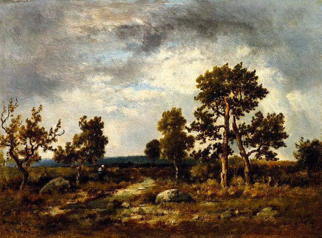 Path Near the Pond of Vipers, Fontainebleau Forest by Narcisse Virgilio Díaz