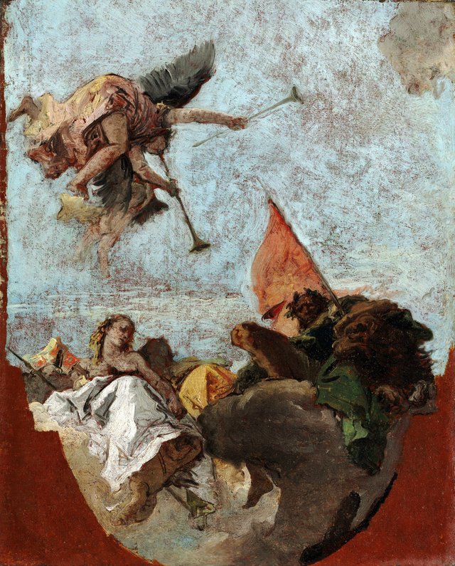 Sketch for a Ceiling by Giovanni Battista Tiepolo