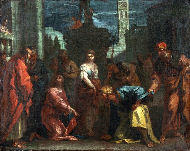 Christ and the Woman Taken in Adultery by Sebastiano Ricci