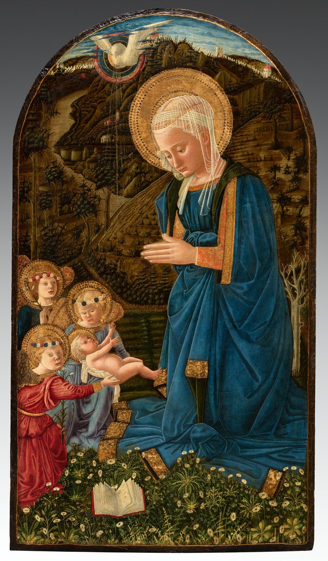 Virgin and Child with Angels by Filippo Lippi