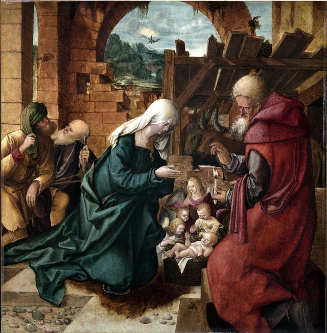 Adoration of the Shepherds by Hans Leonhard Schäufelein