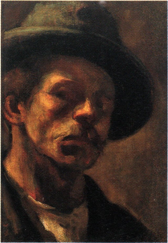 Zelfportret (?) by Theo van Doesburg
