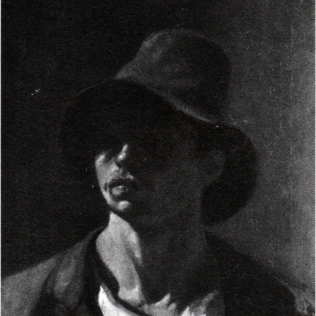 Werkershoofd (zelfportret) by Theo van Doesburg