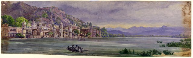 'Hurdwar. India. May 1878' by Marianne North
